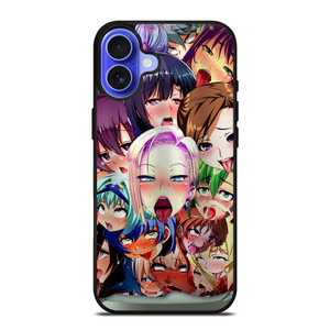 CUTE AHEGAO CHARACTERS iPhone 16 Case