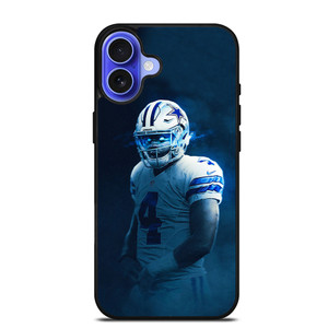 DAK PRESCOTT DALLAS COWBOYS FOOTBALL DARK iPhone 16 Case DAK PRESCOTT DALLAS COWBOYS FOOTBALL DARK iPhone 16 Case