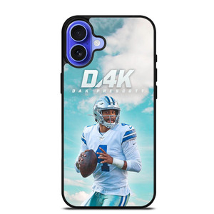 DAK PRESCOTT DALLAS COWBOYS FOOTBALL RISING iPhone 16 Case DAK PRESCOTT DALLAS COWBOYS FOOTBALL RISING iPhone 16 Case