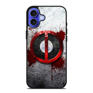 DEADPOOL RESOLUTION BLOOD MARVEL iPhone 16 Case DEADPOOL RESOLUTION BLOOD MARVEL iPhone 16 Case