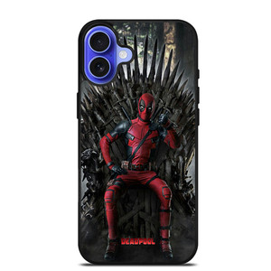 DEADPOOL THRONE MARVEL SUPERHERO iPhone 16 Case DEADPOOL THRONE MARVEL SUPERHERO iPhone 16 Case