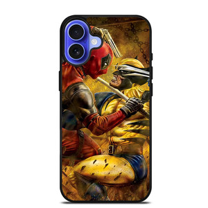 DEADPOOL VS WOLVERINE MARVEL iPhone 16 Case DEADPOOL VS WOLVERINE MARVEL iPhone 16 Case