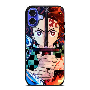 DEMON SLAYER TANJIRO SWORD ANIME iPhone 16 Case DEMON SLAYER TANJIRO SWORD ANIME iPhone 16 Case