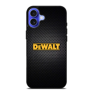 DEWALT LOGO METAL CARBON iPhone 16 Case DEWALT LOGO METAL CARBON iPhone 16 Case
