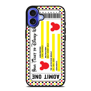 DISNEY WORLD TICKET iPhone 16 Case