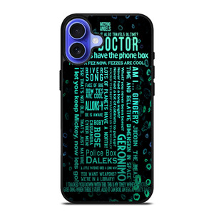 DOCTOR WHO TARDIS iPhone 16 Case DOCTOR WHO TARDIS iPhone 16 Case