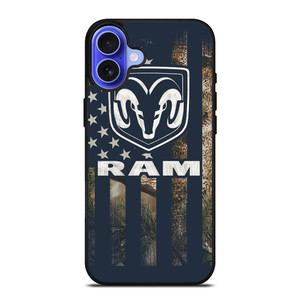 DODGE RAM FLAG iPhone 16 Case DODGE RAM FLAG iPhone 16 Case