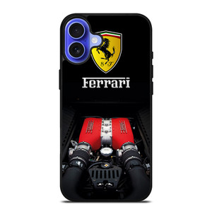 FERRARI TWIN TURBO MACHINE iPhone 16 Case