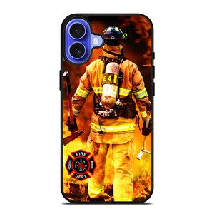 FIREFIGHTER FIREMAN DEPARTMENT iPhone 16 Case FIREFIGHTER FIREMAN DEPARTMENT iPhone 16 Case