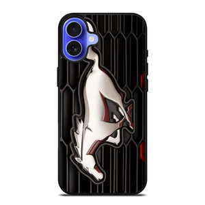 FORD MUSTANG SILVER GT LOGO iPhone 16 Case