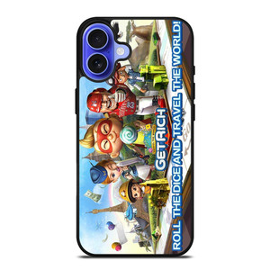 GET RICH GAME Travel The World iPhone 16 Case