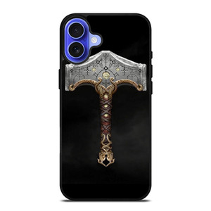 GOD OF WAR RAGNAROK HAMMER OF THOR iPhone 16 Case GOD OF WAR RAGNAROK HAMMER OF THOR iPhone 16 Case