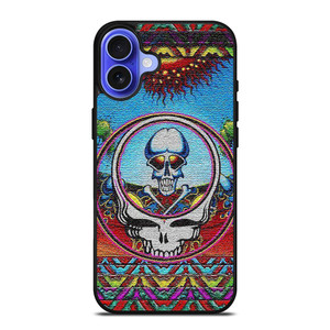 GRATEFUL DEAD SKULL FLORAL iPhone 16 Case