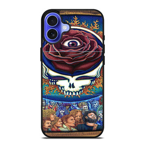 GRATEFUL DEAD SKULL ROSE iPhone 16 Case