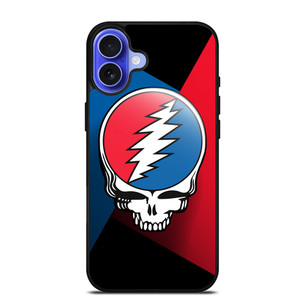 GRATEFUL DEAD SKULL STRIPS iPhone 16 Case GRATEFUL DEAD SKULL STRIPS iPhone 16 Case