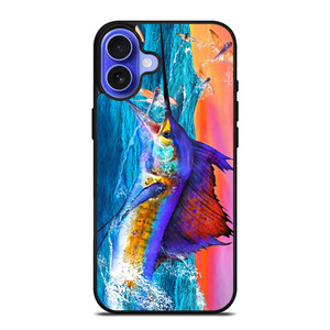 GUY HARVEY ISLAND MARLIN BOAT 2 iPhone 16 Case