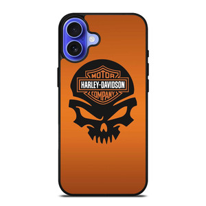 HARLEY DAVIDSON MOTORCYCLE SKULL LOGO iPhone 16 Case