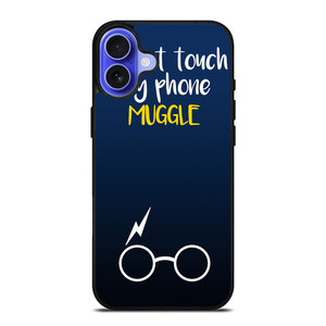 HARRY POTTER MUGGLE DO NOT TOUCH MY PHONE iPhone 16 Case