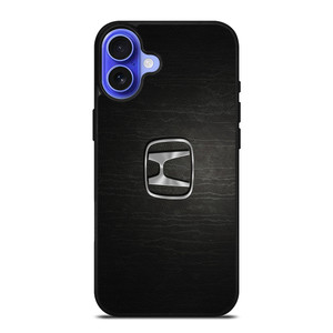 HONDA CHROME LOGO LEATHER iPhone 16 Case HONDA CHROME LOGO LEATHER iPhone 16 Case