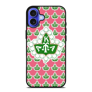 HOT AKA PINK AND GREEN iPhone 16 Case HOT AKA PINK AND GREEN iPhone 16 Case