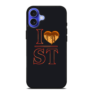 I LOVE STRANGER THINGS FAN ART iPhone 16 Case I LOVE STRANGER THINGS FAN ART iPhone 16 Case