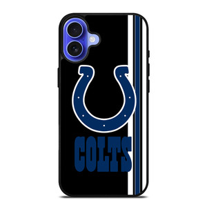 INDIANAPOLIS COLTS STRIPS NFL iPhone 16 Case INDIANAPOLIS COLTS STRIPS NFL iPhone 16 Case