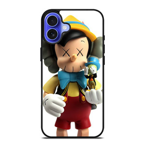 KAWS X PINNOCCHIO AND JIMINY iPhone 16 Case