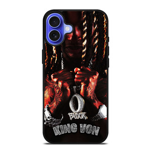 KING VON HIP HOP iPhone 16 Case KING VON HIP HOP iPhone 16 Case