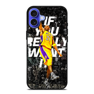 LA LAKERS KOBE BRYANT iPhone 16 Case
