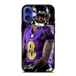 LAMAR JACKSON BALTIMORE RAVENS SIGNATURE iPhone 16 Case LAMAR JACKSON BALTIMORE RAVENS SIGNATURE iPhone 16 Case