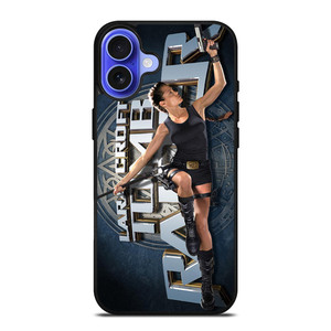 LARA CROFT TOMB RAIDER iPhone XR Plastic Black iPhone 16 Case