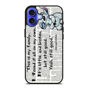 LILO AND STITCH QUOTES Disney iPhone 16 Case LILO AND STITCH QUOTES Disney iPhone 16 Case