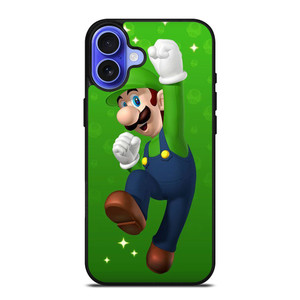 LUIGI SUPER MARIO iPhone 16 Case LUIGI SUPER MARIO iPhone 16 Case