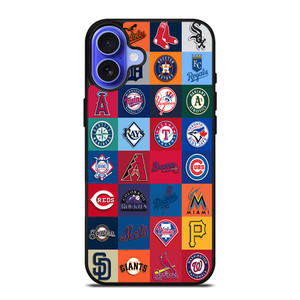 MAJOR BASEBALL LEAGUE CLUB COLLAGE iPhone 16 Case
