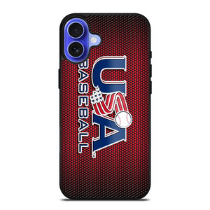 MAJOR BASEBALL LEAGUE LOGO RED iPhone 16 Case