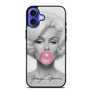 MARILYN MONROE PINK BUBBLEGUM ART iPhone 16 Case