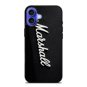 MARSHALL SPEAKER LOGO iPhone 16 Case MARSHALL SPEAKER LOGO iPhone 16 Case