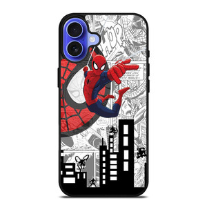 MARVEL SPIDERMAN COMIC CARTOON iPhone 16 Case MARVEL SPIDERMAN COMIC CARTOON iPhone 16 Case