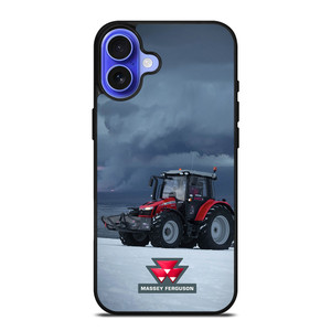 MASSEY FERGUSON TRACKTORS SNOW iPhone 16 Case MASSEY FERGUSON TRACKTORS SNOW iPhone 16 Case