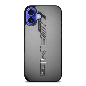 MERCEDES AMG LOGO CHROME EMBLEM iPhone 16 Case