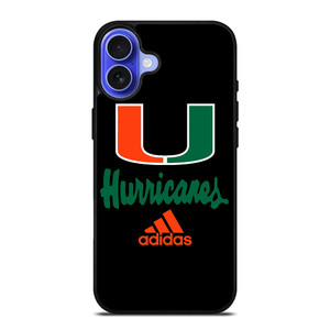 MIAMI HURRICANES ADIDAS iPhone 16 Case