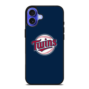 MINNESOTA TWINS BASEBALL CLUB LOGO iPhone 16 Case MINNESOTA TWINS BASEBALL CLUB LOGO iPhone 16 Case