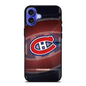 MONTREAL CANADIENS LOGO ICE HOCKEY iPhone 16 Case MONTREAL CANADIENS LOGO ICE HOCKEY iPhone 16 Case