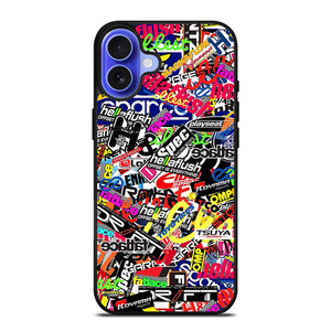 MOTOCROSS MX STICKER BOMB iPhone 16 Case