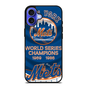 NEW YORK METS WORLD SERIES iPhone 16 Case
