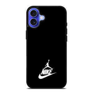 NIKE AIR JORDAN SIMPLE LOGO BLACK iPhone 16 Case NIKE AIR JORDAN SIMPLE LOGO BLACK iPhone 16 Case