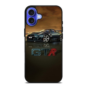 NISSAN GTR R35 SILVER GLOWING iPhone 16 Case NISSAN GTR R35 SILVER GLOWING iPhone 16 Case