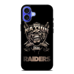 OAKLAND RAIDERS ONE NATION iPhone 16 Case OAKLAND RAIDERS ONE NATION iPhone 16 Case