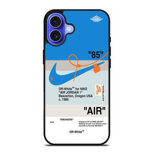 OFF WHITE NIKE AIR JORDAN iPhone 16 Case