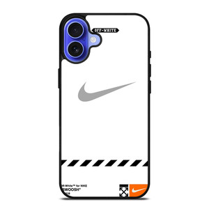 OFF WHITE X NIKE GREY LOGO iPhone 16 Case